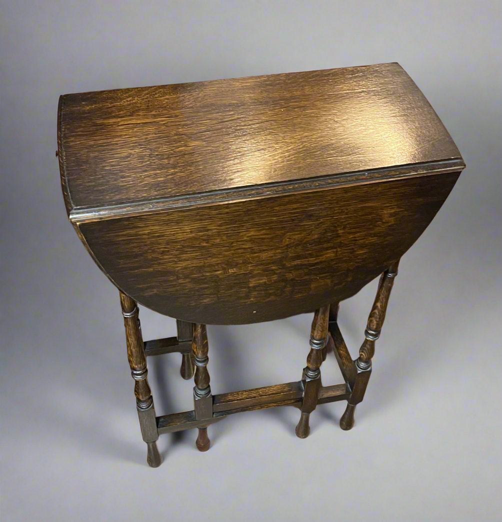 Small Oval Drop Leaf Table