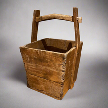 Load image into Gallery viewer, Chinese Farmers Wooden Bucket
