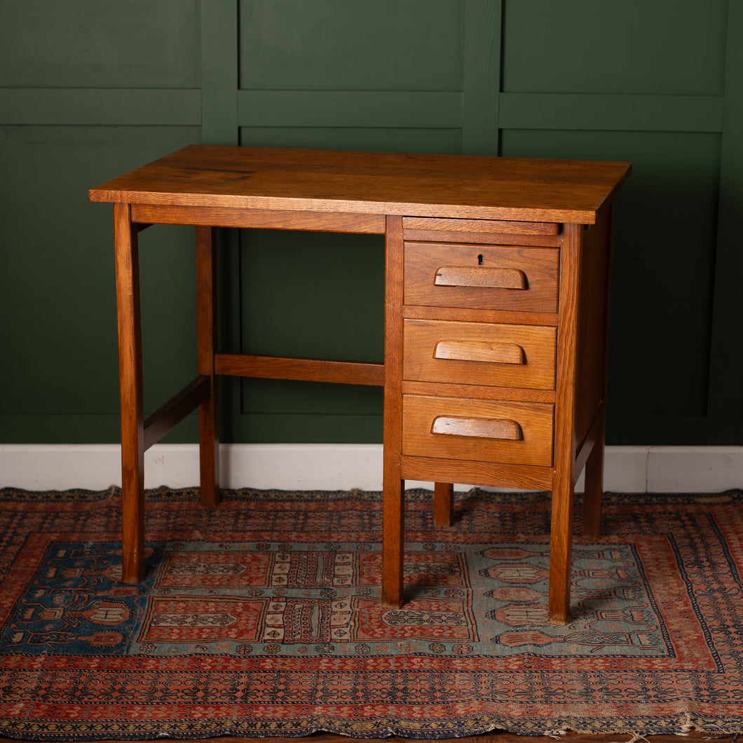 1950s Children's Oak Desk