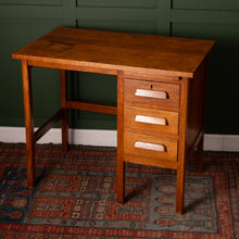 Load image into Gallery viewer, 1950s Children&#39;s Oak Desk
