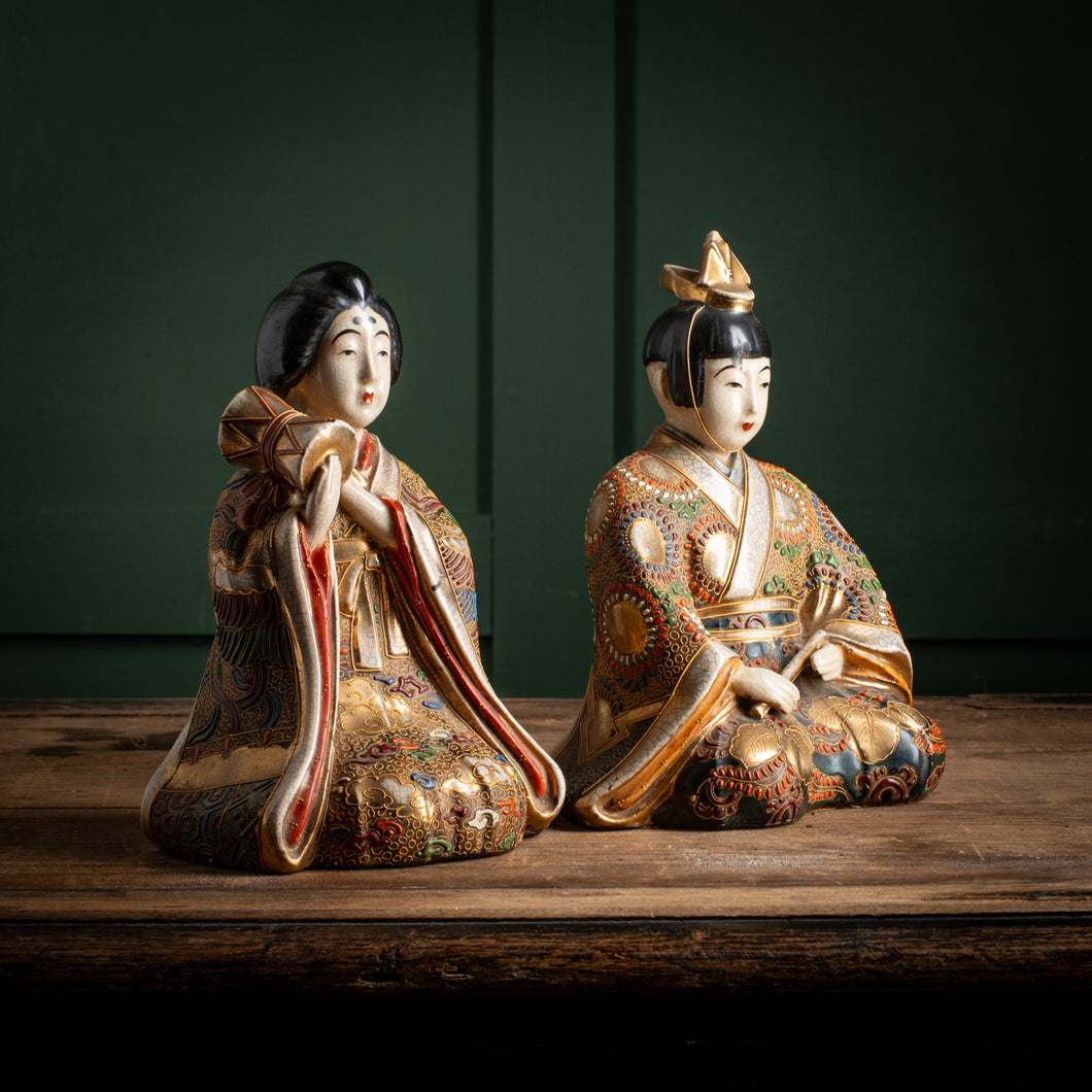 Satsuma Figures (Pair)