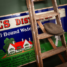 Load image into Gallery viewer, 1920&#39;s Enamel Halls Distemper Sign
