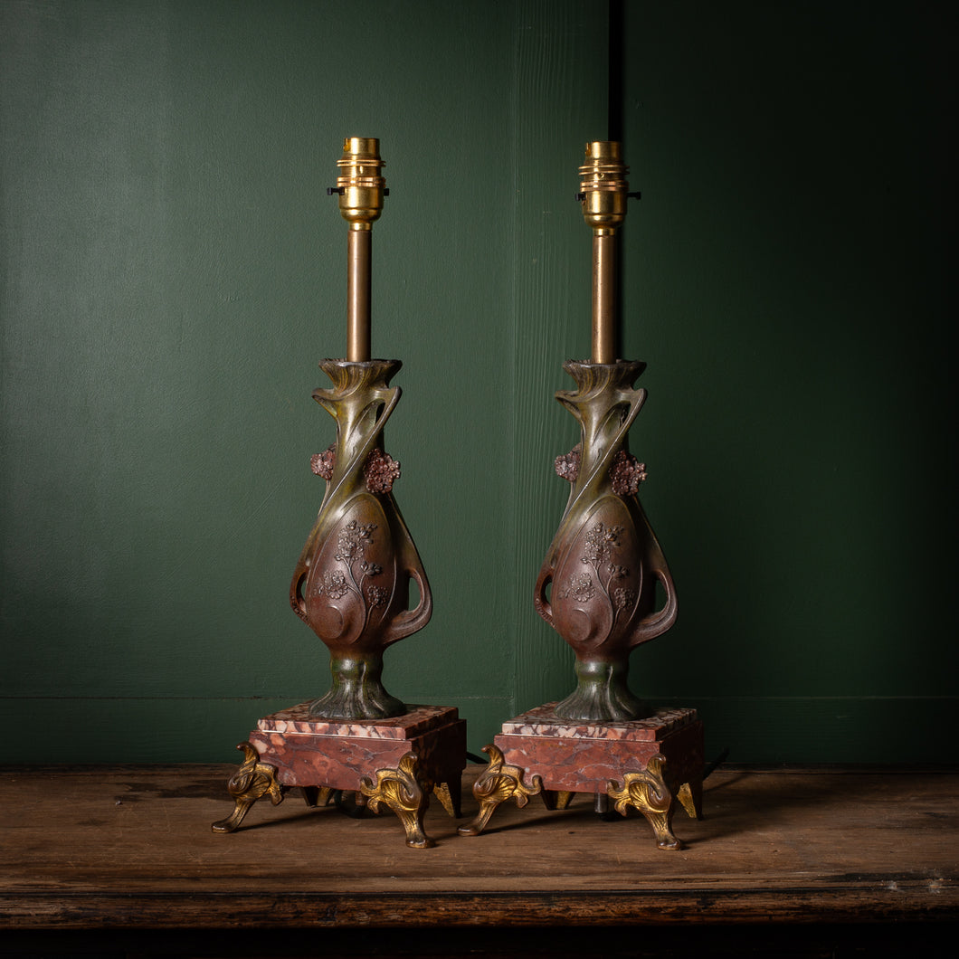 Pair of French Lamps