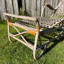 Load image into Gallery viewer, Antique Cane Sun Lounger
