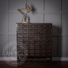 Load image into Gallery viewer, 1950s Metal 48 Drawer Unit
