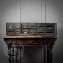 Load image into Gallery viewer, 1950s Metal 12 Drawer Unit
