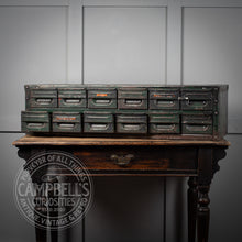 Load image into Gallery viewer, 1950s Metal 12 Drawer Unit
