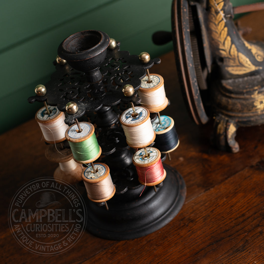 Victorian 12 Spool Thread Carousel