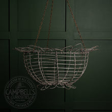 Load image into Gallery viewer, Victorian Wire Work Estate Hanging Basket
