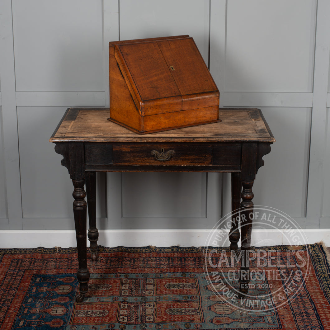 Victorian Oak Stationery Cabinet